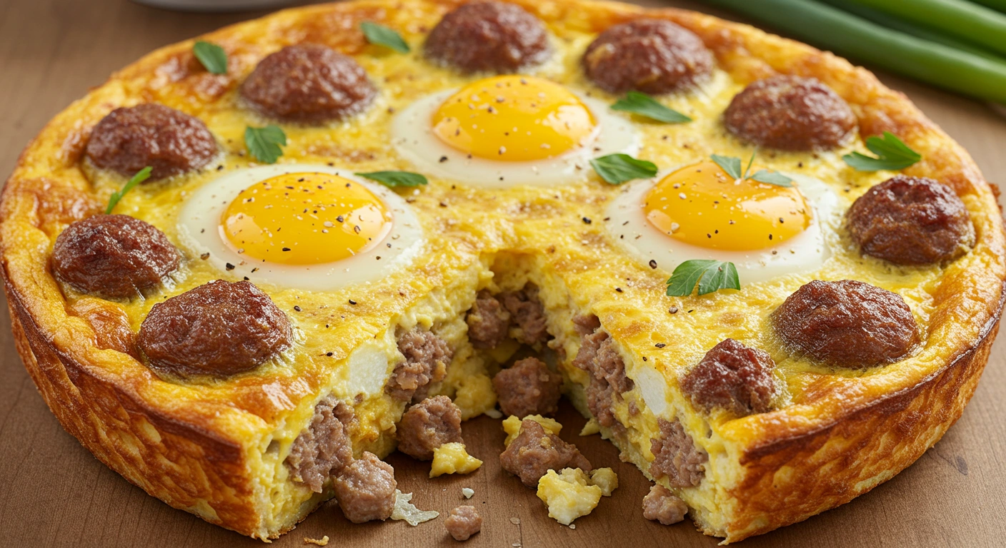 Hearty Sausage Egg Casserole - tertiary view
